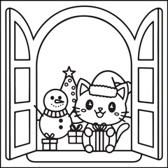 Bold and Easy Cozy & Cute Coloring Pages