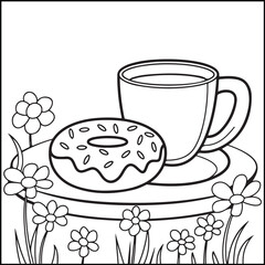 Bold and Easy Cozy & Cute Coloring Pages