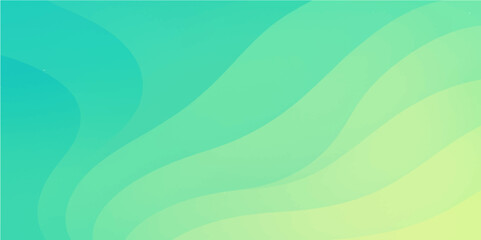 Abstract green nature background with leaf shapes and smooth organic color transitions

