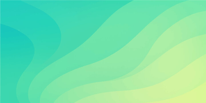 Abstract green nature background with leaf shapes and smooth organic color transitions

