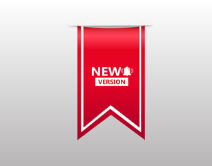 New Version red flat sale business web banner for website banner design