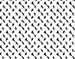 Abstract Geometric Pattern With Diagonal Arrows