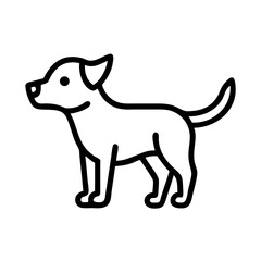 vector illustration of a dog