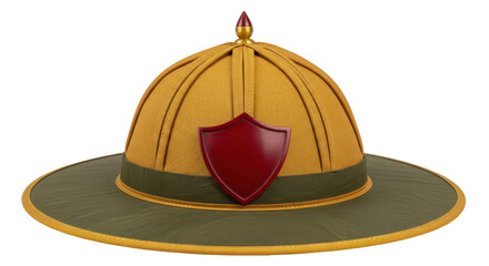 Isolated Asian Conical Hat