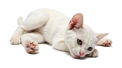 cat playing with a ball