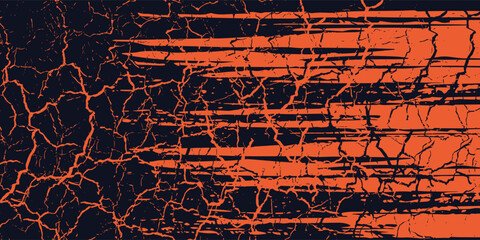 Yellow halftone dots and dark blue gradient pattern grunge background texture. Vector illustration, eps 10.