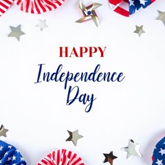 American independence day decoration.