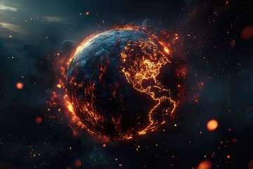 Burning Earth in a Cosmic Setting