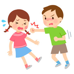 言葉より先に手が出てしまう子ども　ケンカ　感情コントロール