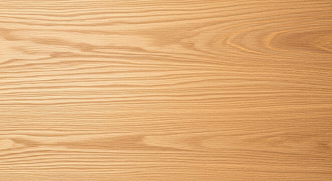 Flat Natural Wood Surface in Light Oak with Linear Grain