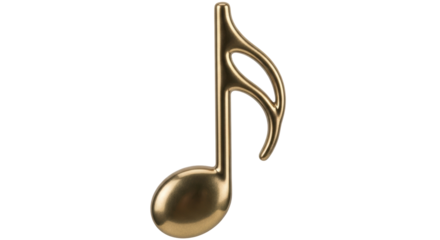 Isolated Music Note