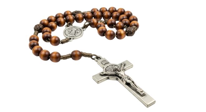 Isolated Rosary Beads
