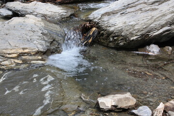 river in the mountains