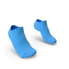 3d Sky Blue Ankle Socks: Perfect Fit, Superior Comfort , png