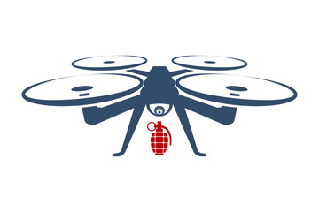 Grenade dropping drone