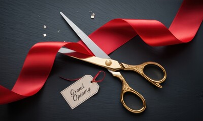 Grand Opening Celebrate New Beginnings with a Red Ribbon Cutting Ceremony