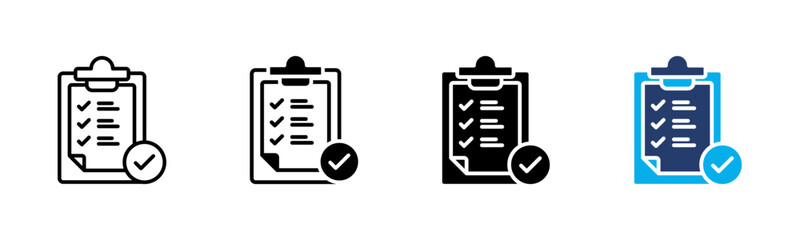 Task List icon sheet multiple style collection