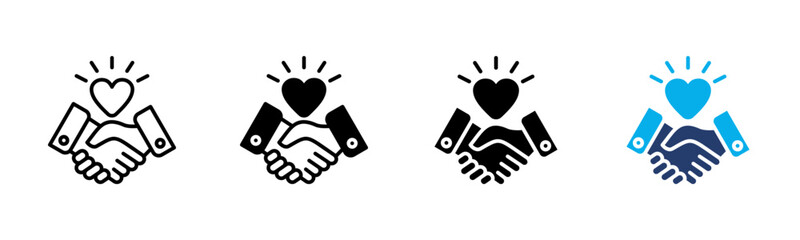 Relationship icon sheet multiple style collection