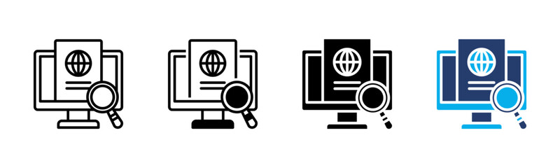 Browsing icon sheet multiple style collection