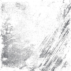 Vertical Halftone Grunge Stripe Texture Meets Diagonal Scratch Overlay. Distressed Noise and Rough Marks on White Background. 