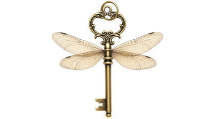 Isolated Dragonfly Key