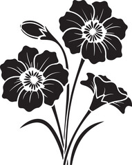 botanical flowers vector graphics art design