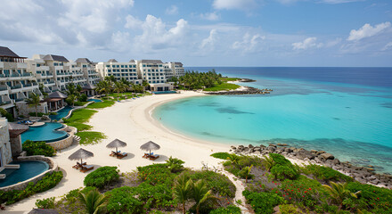 Fototapeta premium view of the beach