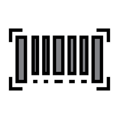 Serial Number Vector Filled Icon Design