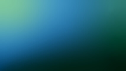 Abstract blurred background with blue green and teal gradient