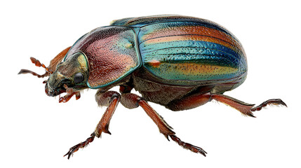 Vibrant iridescent beetle macro photography insect detail close up