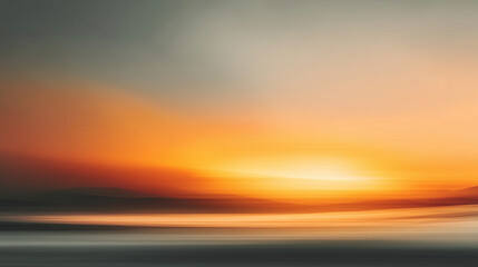 Fototapeta premium 湖面に映る日の出の光と広がる空のグラデーション（風景・背景・自然）