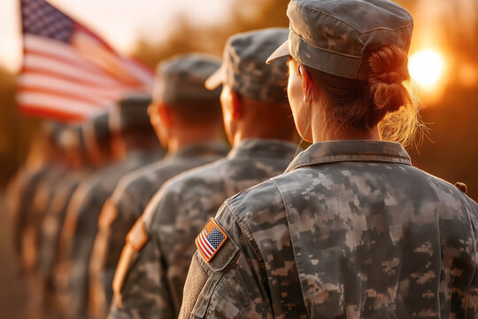 Veterans salute flag at event