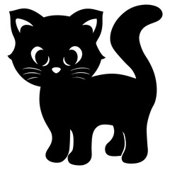 a cat is wearing a beautiful hat vector graphics art design