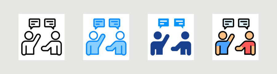 Talking Icon Collection Set Multiple Style