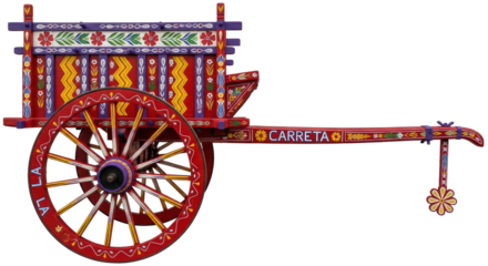 Isolated Sicilian Cart