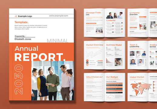 Corporate Annual Report Layout