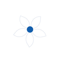 Flower geometruc decoration design with seamless background