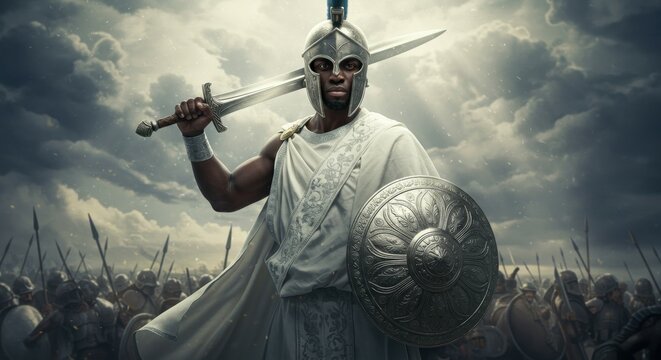 Oxaguian Candomble orixa african warrior