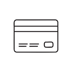 Simple credit card design for modern payment processes