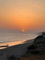 Atardacer playa 