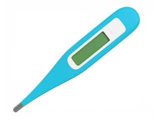 Digital Thermometer: Sleek Blue Design, Modern Medical Tool