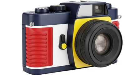Isolated Retro Toy Camera