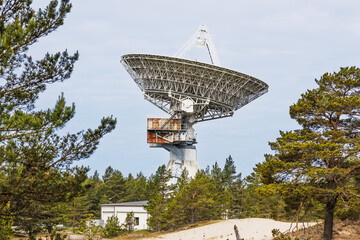 Giant Parabolic Dish at Ventspils International Radio Astronomy Center, Irbene Ghost Town