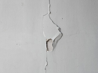 texture of the wall building peeling paint