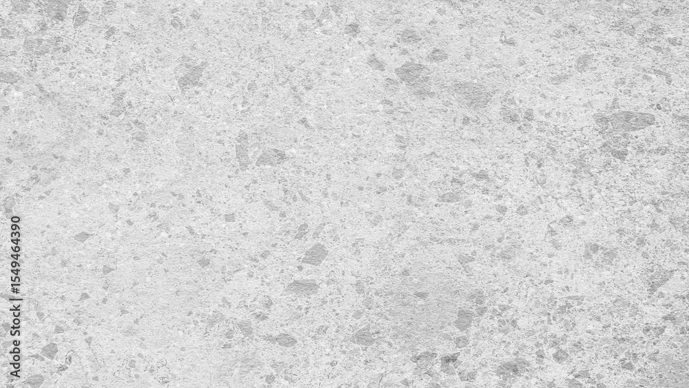 Poster white background with a few small dots. The background is white and the dots are scattered throughout the image