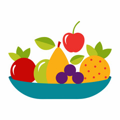 Fruit Dessert Collection: A vibrant assortment of delectable fruit desserts, each artfully arranged and inviting the senses. A visual feast for the eye and the palate.