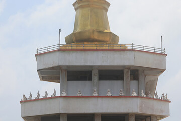 Monument in Buddhist monastery, Buddha monument on Koh Samui