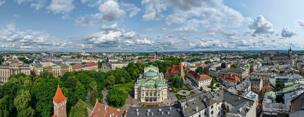 Drone ViewFlorinan Gate And Barbican