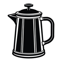 coffee pot vector illustration