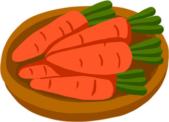 Carrot Plate